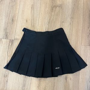 Vintage Head tennis mini skirt in black XXS XS